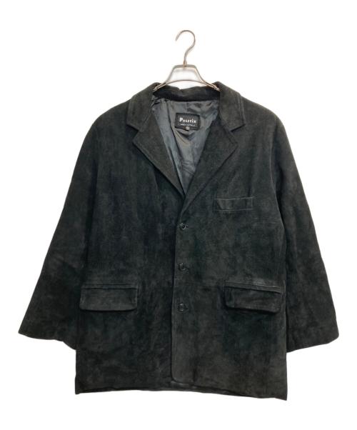 POLITIX（ポリティックス）POLITIX (ポリティックス) スウェードジャケット ブラック サイズ:XLの古着・服飾アイテム