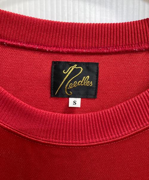 Needles（ニードルズ）Needles (ニードルズ) Track Crew Neck Shirt レッド サイズ:Ｓの古着・服飾アイテム