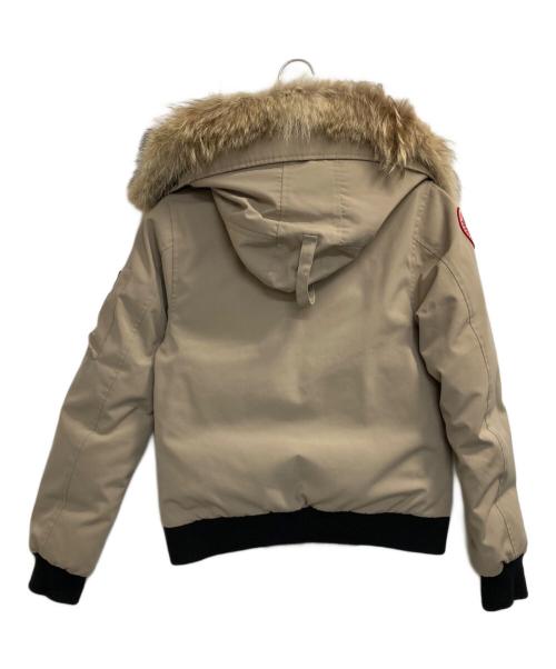 CANADA GOOSE（カナダグース）CANADA GOOSE (カナダグース) LABRADOR BOMBER/ラブラドールボンバーダウンジャケット ベージュ×ブラック サイズ:Ｓの古着・服飾アイテム