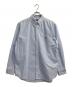 THE NORTHFACE PURPLELABEL（ザ・ノースフェイス パープルレーベル）の古着「S/S Stripe OX B.D. Big H/S Shirt」｜ブルー