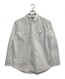 THE NORTHFACE PURPLELABEL（ザ・ノースフェイス パープルレーベル）の古着「Cotton Polyester OX B.D. Shirt」｜ホワイト