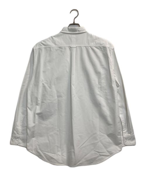 THE NORTHFACE PURPLELABEL（ザ・ノースフェイス パープルレーベル）THE NORTHFACE PURPLELABEL (ザ・ノースフェイス パープルレーベル) Cotton Polyester OX B.D. Shirt ホワイト サイズ:Lの古着・服飾アイテム