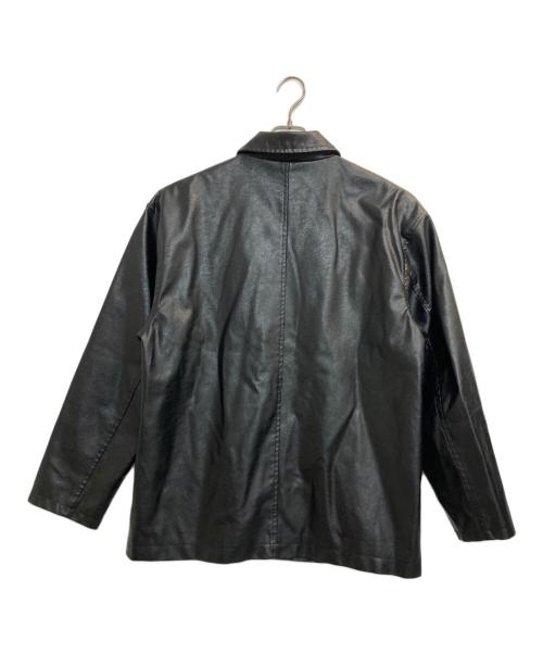 BEAMS HEART（ビームスハート）BEAMS HEART (ビームスハート) フェイクレザー カーコート ブラック サイズ:Mの古着・服飾アイテム