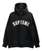 SUPREMEシュプリーム）の古着「Pearl Logo Hooded Sweashirt」｜ブラック