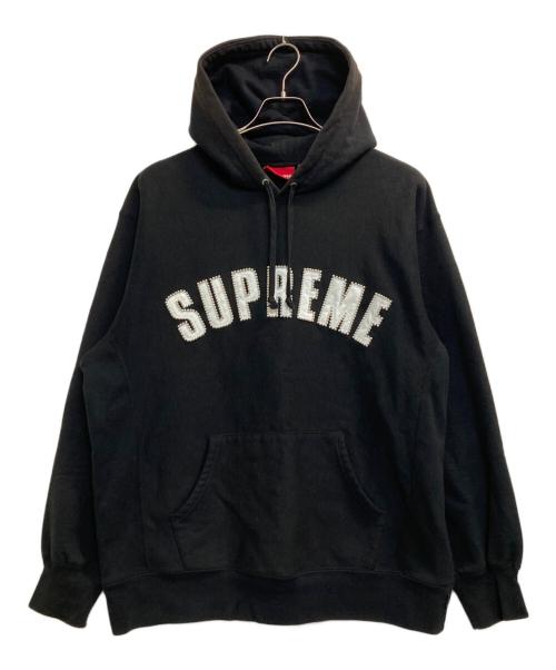 SUPREME（シュプリーム）Supreme (シュプリーム) Pearl Logo Hooded Sweashirt ブラック サイズ:Largeの古着・服飾アイテム