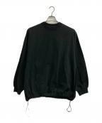 is-nessイズネス）の古着「BALLOON LONG SLEEVE T」｜ブラック