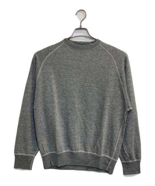 COMOLI（コモリ）COMOLI (コモリ) 裏起毛クルーネックスウェット グレー サイズ:2の古着・服飾アイテム