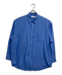 Graphpaper（グラフペーパー）の古着「Broad L/S Oversized Regular Collar Shirt」｜ブルー