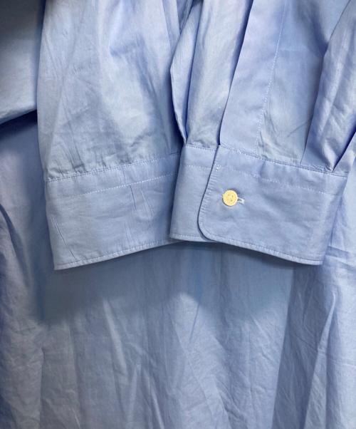 Graphpaper（グラフペーパー）Graphpaper (グラフペーパー) Broad L/S Oversized Regular Collar Shirt ブルー サイズ:ＦＲＥＥの古着・服飾アイテム
