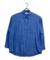 Graphpaper（グラフペーパー）の古着「Broad L/S Oversized Regular Collar Shirt」｜ブルー