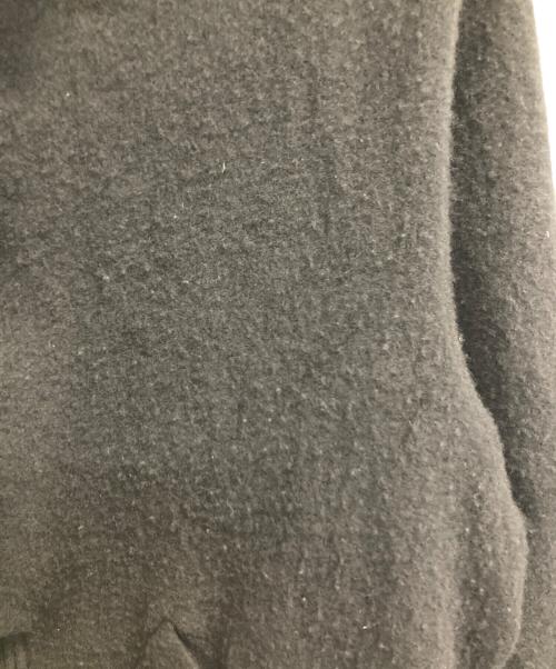COMOLI（コモリ）COMOLI (コモリ) 縮絨ウール ジップショートジャケット ブラック サイズ:2の古着・服飾アイテム