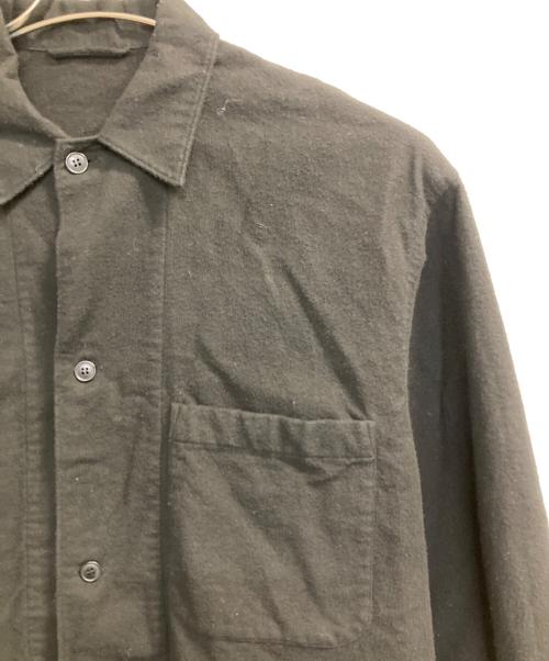 COMOLI（コモリ）COMOLI (コモリ) コットンネル シャツジャケット ブラック サイズ:1の古着・服飾アイテム