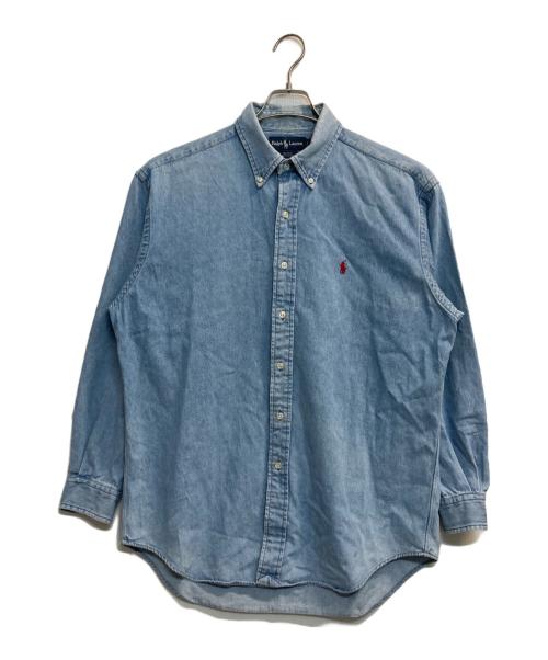 RALPH LAUREN（ラルフローレン）RALPH LAUREN (ラルフローレン) デニムシャツ インディゴ サイズ:Ⅼの古着・服飾アイテム