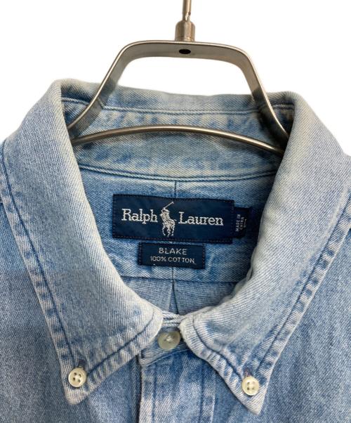 RALPH LAUREN（ラルフローレン）RALPH LAUREN (ラルフローレン) デニムシャツ インディゴ サイズ:Ⅼの古着・服飾アイテム