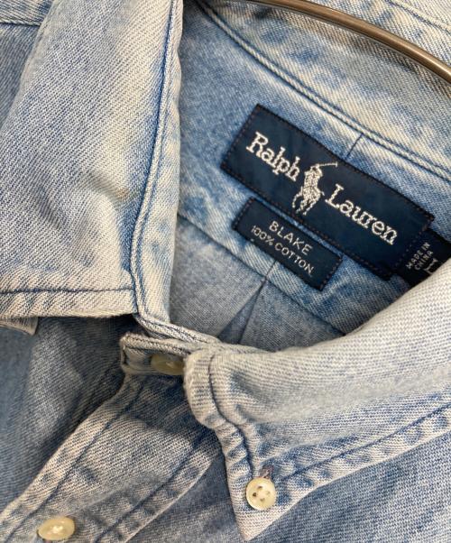 RALPH LAUREN（ラルフローレン）RALPH LAUREN (ラルフローレン) デニムシャツ インディゴ サイズ:Ⅼの古着・服飾アイテム