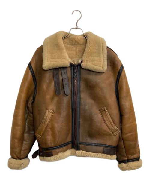 AVIREX（アヴィレックス）AVIREX (アヴィレックス) B-3 ムートンフライトジャケット ブラウン サイズ:-の古着・服飾アイテム