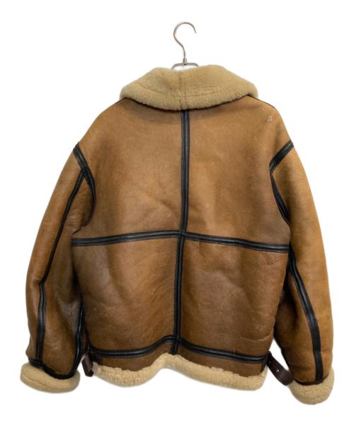 AVIREX（アヴィレックス）AVIREX (アヴィレックス) B-3 ムートンフライトジャケット ブラウン サイズ:-の古着・服飾アイテム