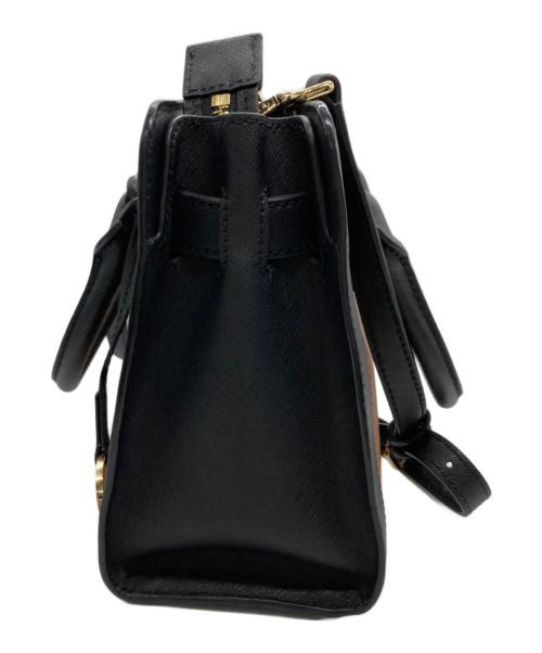 MICHAEL KORS（マイケルコース）MICHAEL KORS (マイケルコース) ショルダーバッグ ブラック×ブラウンの古着・服飾アイテム
