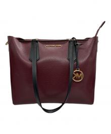 MICHAEL KORS（マイケルコース）の古着「バッグ」｜ボルドー×ブラック