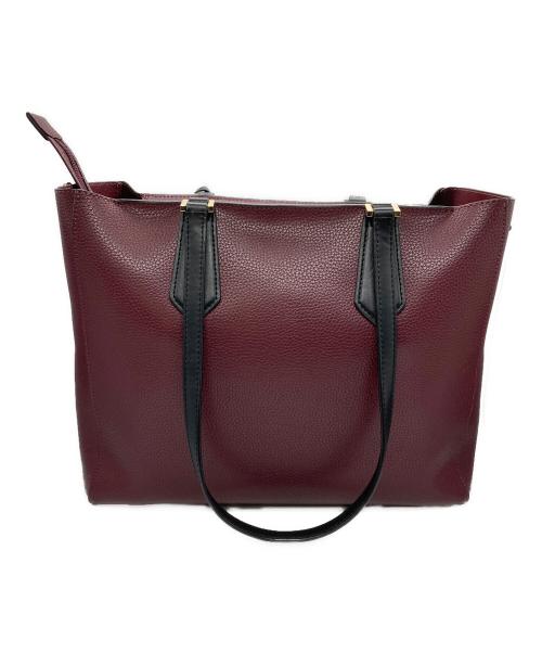 MICHAEL KORS（マイケルコース）MICHAEL KORS (マイケルコース) バッグ ボルドー×ブラックの古着・服飾アイテム