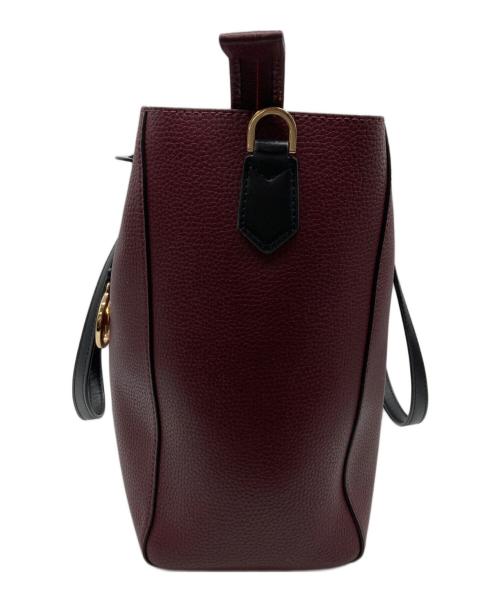 MICHAEL KORS（マイケルコース）MICHAEL KORS (マイケルコース) バッグ ボルドー×ブラックの古着・服飾アイテム