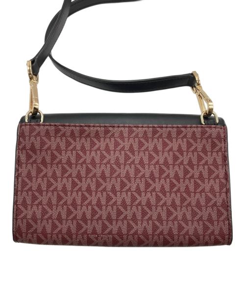 MICHAEL KORS（マイケルコース）MICHAEL KORS (マイケルコース) バッグ ボルドー×ブラックの古着・服飾アイテム