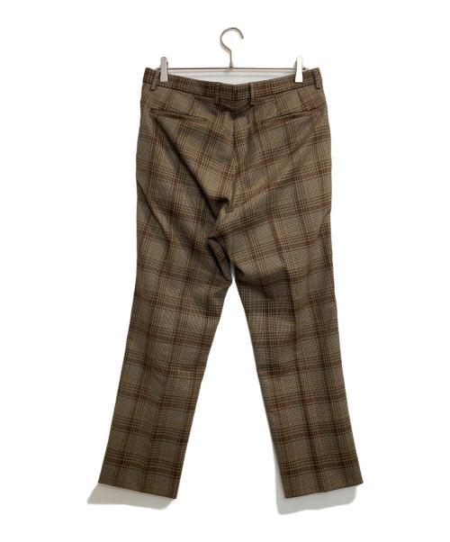 UNITED ARROWS TOKYO（ユナイテッドアローズトウキョウ）UNITED ARROWS TOKYO (ユナイテッドアローズトウキョウ) チェックパンツ ブラウン サイズ:XLの古着・服飾アイテム