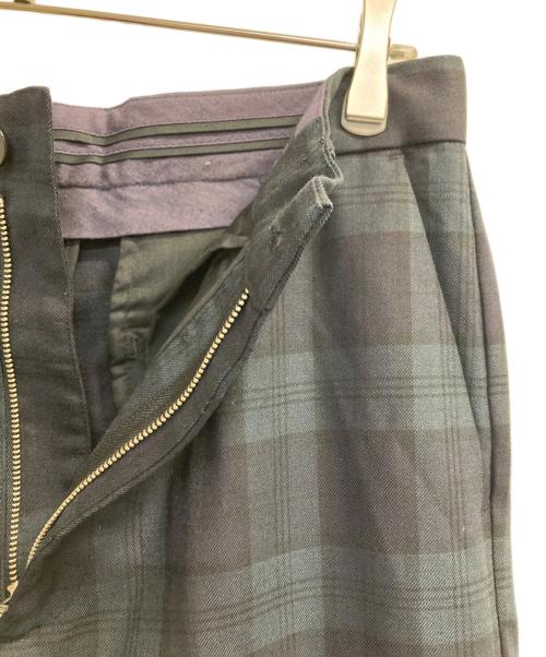 FRED PERRY（フレッドペリー）FRED PERRY (フレッドペリー) チェックパンツ ネイビー×グリーン サイズ:Ｌの古着・服飾アイテム
