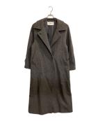 STUDIOUSステュディオス）の古着「Stand Collar Wool Coat」｜ブラウン