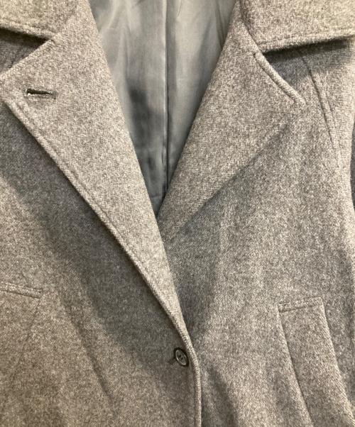 STUDIOUS（ステュディオス）STUDIOUS (ステュディオス) Stand Collar Wool Coat ブラウン サイズ:1の古着・服飾アイテム