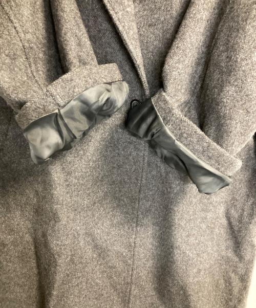 STUDIOUS（ステュディオス）STUDIOUS (ステュディオス) Stand Collar Wool Coat ブラウン サイズ:1の古着・服飾アイテム