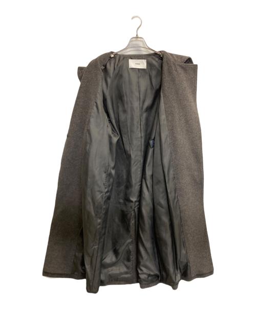 STUDIOUS（ステュディオス）STUDIOUS (ステュディオス) Stand Collar Wool Coat ブラウン サイズ:1の古着・服飾アイテム