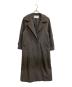 STUDIOUS（ステュディオス）の古着「Stand Collar Wool Coat」｜ブラウン