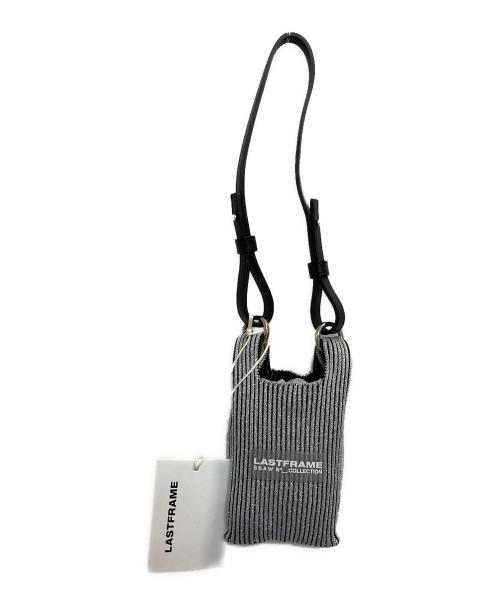 LASTFRAME（ラストフレーム）LASTFRAME (ラストフレーム) KYOTO METALLIC MARKET BAG MICRO シルバーの古着・服飾アイテム