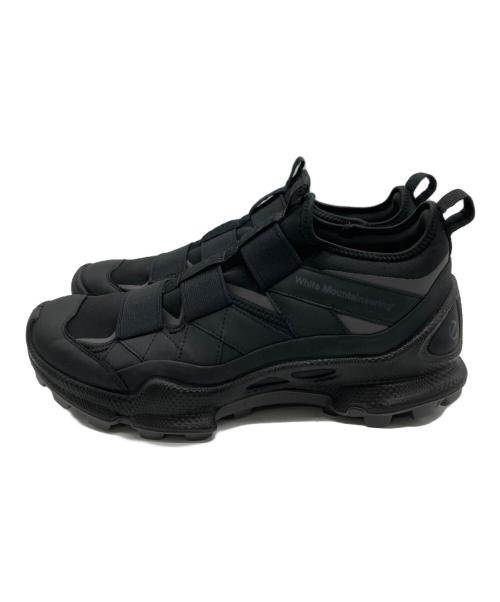 ECCO（エコー）ECCO (エコー) WHITE MOUNTAINEERING (ホワイトマウンテ二アニング) BIOM C-TRAIL SLIP-ON M ブラック サイズ:27.5cmの古着・服飾アイテム