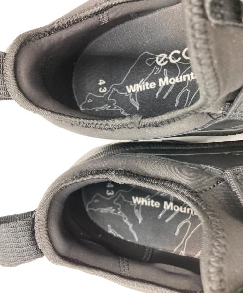ECCO（エコー）ECCO (エコー) WHITE MOUNTAINEERING (ホワイトマウンテ二アニング) BIOM C-TRAIL SLIP-ON M ブラック サイズ:27.5cmの古着・服飾アイテム
