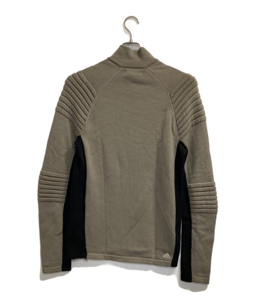 adidas（アディダス）adidas (アディダス) PORSCHE DESIGN SPORT ハイネックラグランデザインニット ベージュ サイズ:Ｍの古着・服飾アイテム