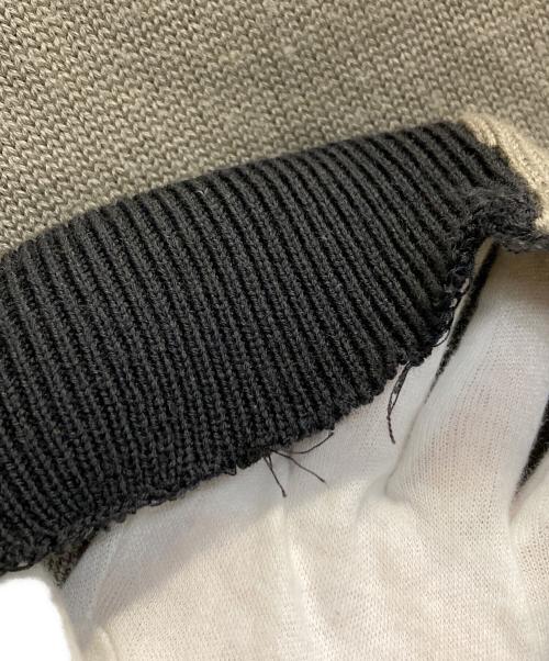 adidas（アディダス）adidas (アディダス) PORSCHE DESIGN SPORT ハイネックラグランデザインニット ベージュ サイズ:Ｍの古着・服飾アイテム