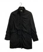 ARMANI COLLEZIONIアルマーニ コレツィオーニ）の古着「00s NYLON W ZIP PUCKERING JACKET」｜ブラック