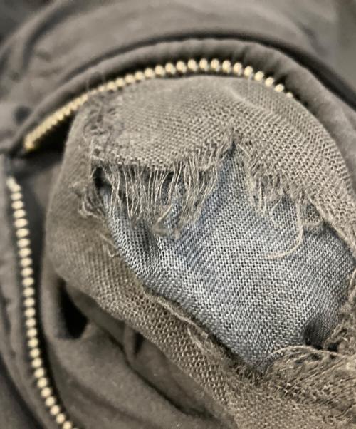 ARMANI COLLEZIONI（アルマーニ コレツィオーニ）ARMANI COLLEZIONI (アルマーニ コレツィオーニ) 00s NYLON W ZIP PUCKERING JACKET ブラック サイズ:48の古着・服飾アイテム