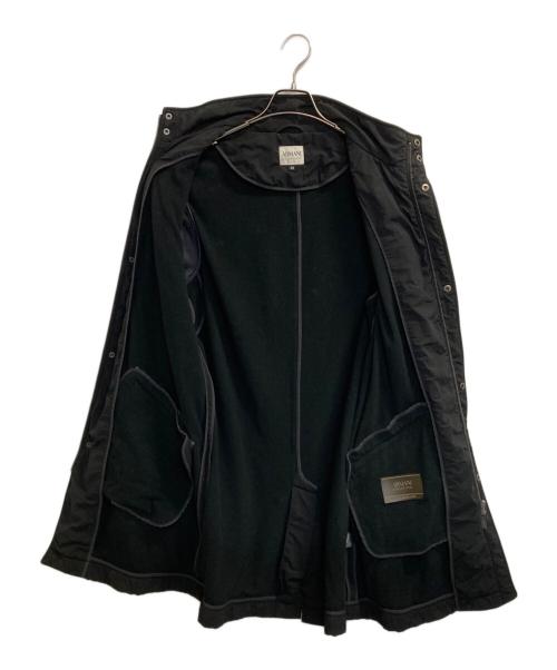 ARMANI COLLEZIONI（アルマーニ コレツィオーニ）ARMANI COLLEZIONI (アルマーニ コレツィオーニ) 00s NYLON W ZIP PUCKERING JACKET ブラック サイズ:48の古着・服飾アイテム