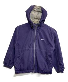 NIKE（ナイキ）の古着「90s one tone hooded nylon jacket」｜パープル