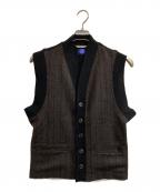 C.P COMPANYシーピーカンパニー）の古着「90s KNIT VEST」｜ブラウン