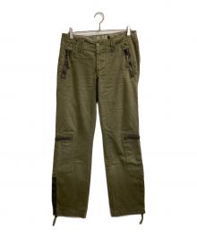 Chinook（チヌーク）の古着「gimmic pocket cargo pants」｜オリーブ