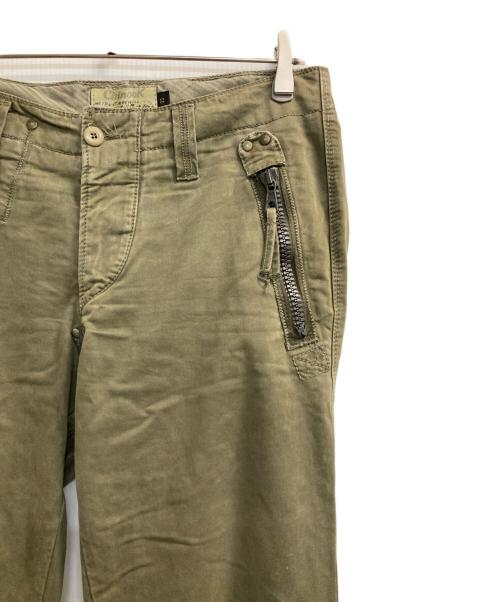 Chinook（チヌーク）Chinook (チヌーク) gimmic pocket cargo pants オリーブ サイズ:83.5㎝（Ｗ33）の古着・服飾アイテム