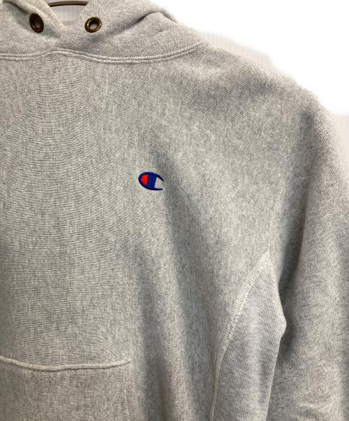 Champion（チャンピオン）Champion (チャンピオン) DISNEY (ディズニー) BEAMS BOY (ビームスボーイ) reverse weave mickey hoodie グレー サイズ:Ｓの古着・服飾アイテム