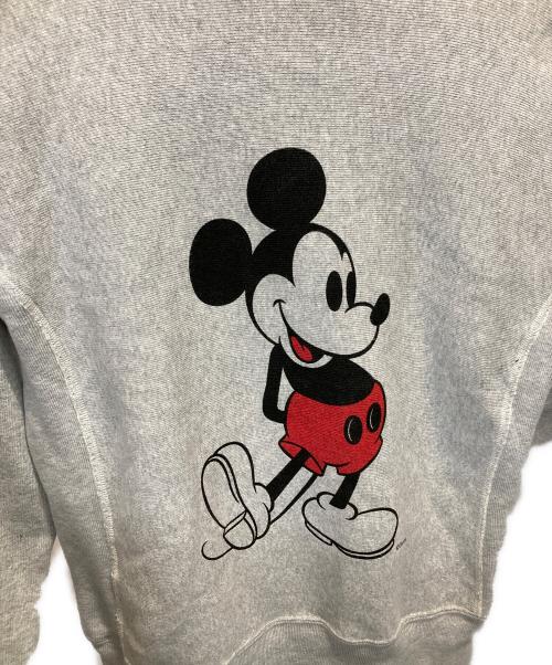 Champion（チャンピオン）Champion (チャンピオン) DISNEY (ディズニー) BEAMS BOY (ビームスボーイ) reverse weave mickey hoodie グレー サイズ:Ｓの古着・服飾アイテム