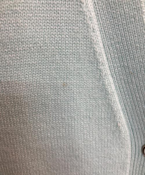 OBLI（オブリ）OBLI (オブリ) ニットカーディガン ミントグリーン サイズ:Ｆの古着・服飾アイテム