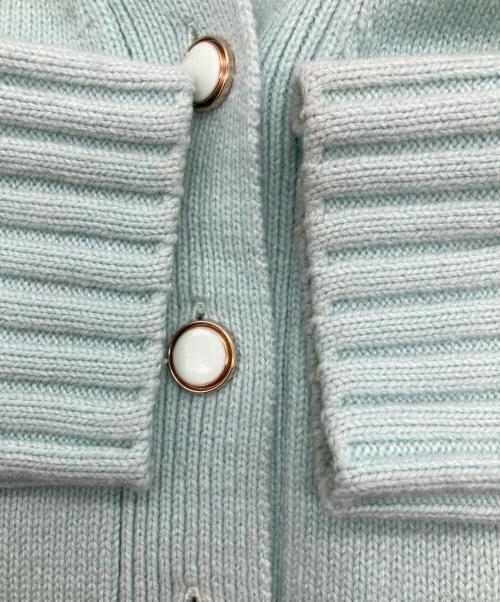 OBLI（オブリ）OBLI (オブリ) ニットカーディガン ミントグリーン サイズ:Ｆの古着・服飾アイテム