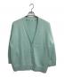 OBLI（オブリ）の古着「ニットカーディガン」｜ミントグリーン